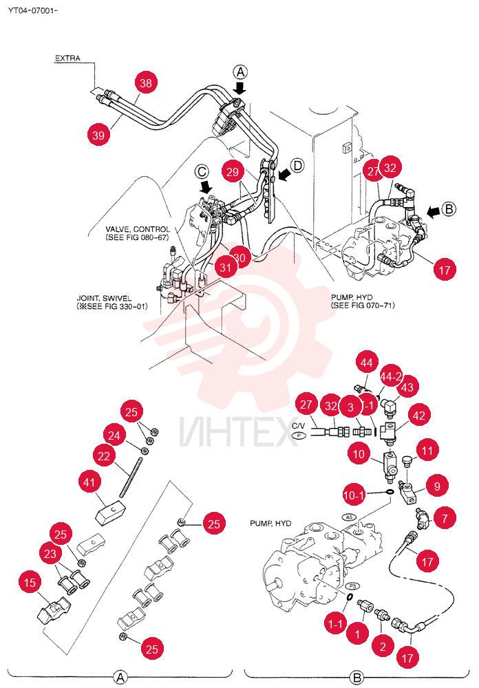 HYD LINES, UPP YT03H00034F4 (1)