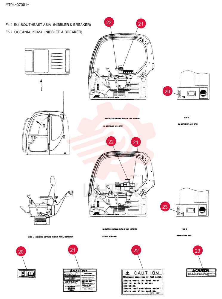 NAME PLATE INSTAL YT22T00055F4