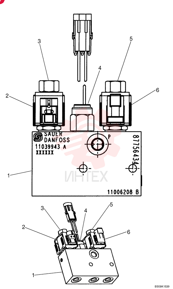 BRAKE VALVE 87756434