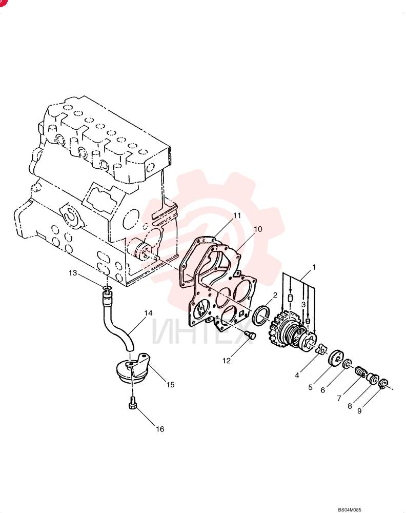 IDLER GEAR SBA165026120