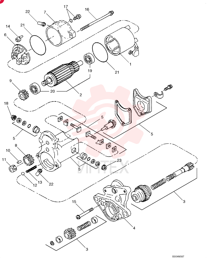 STARTER MOTOR SBA185086530