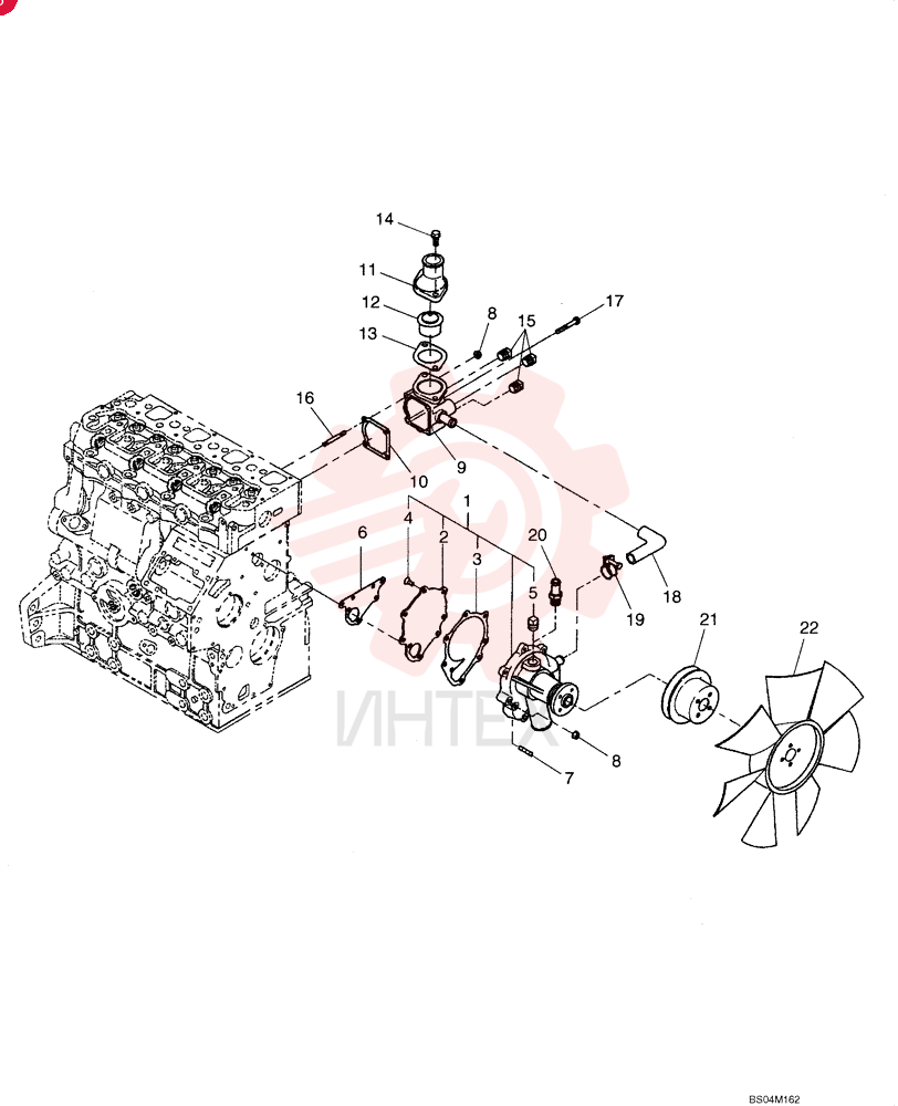 WATER PUMP SBA145017730