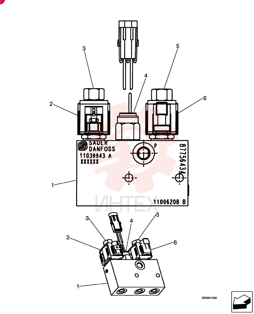 BRAKE VALVE 87756434