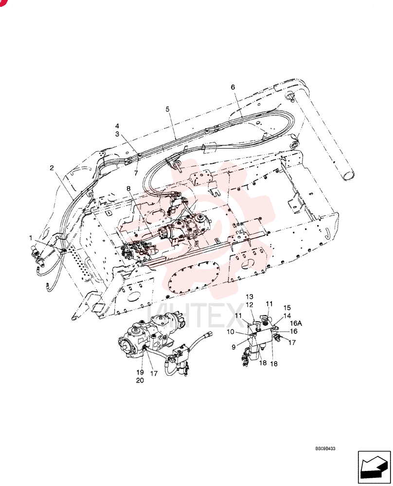 CLAMP,19mm, Coat, 8.7mm Bolt Hole, P Type 578070 (1)