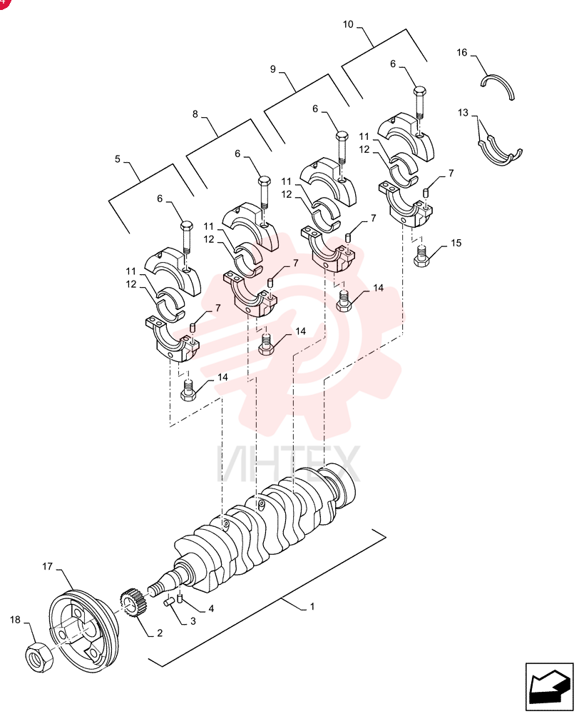 CRANKSHAFT SBA115256750