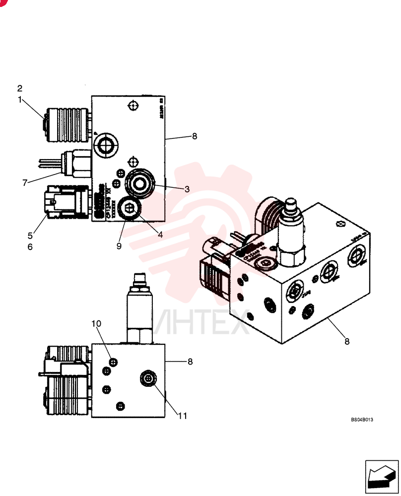 HYDRAULIC VALVE 87429625 (2)