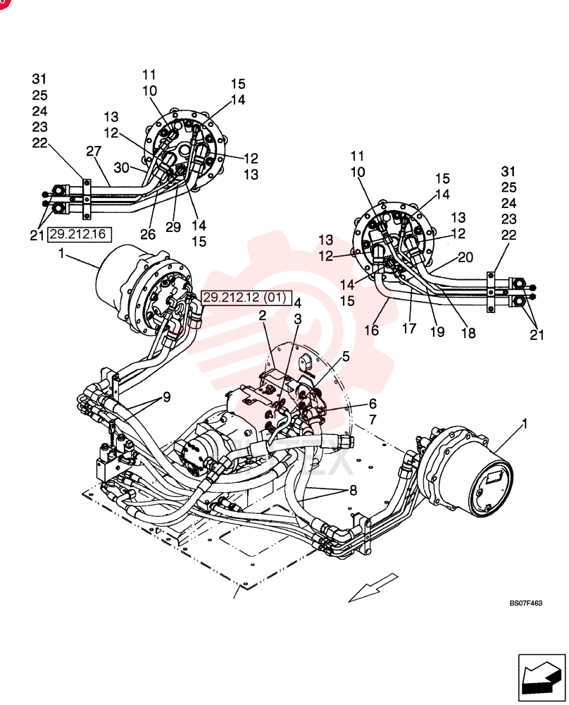 MOTOR-PUMP,50.9 CC 87588897 (1)