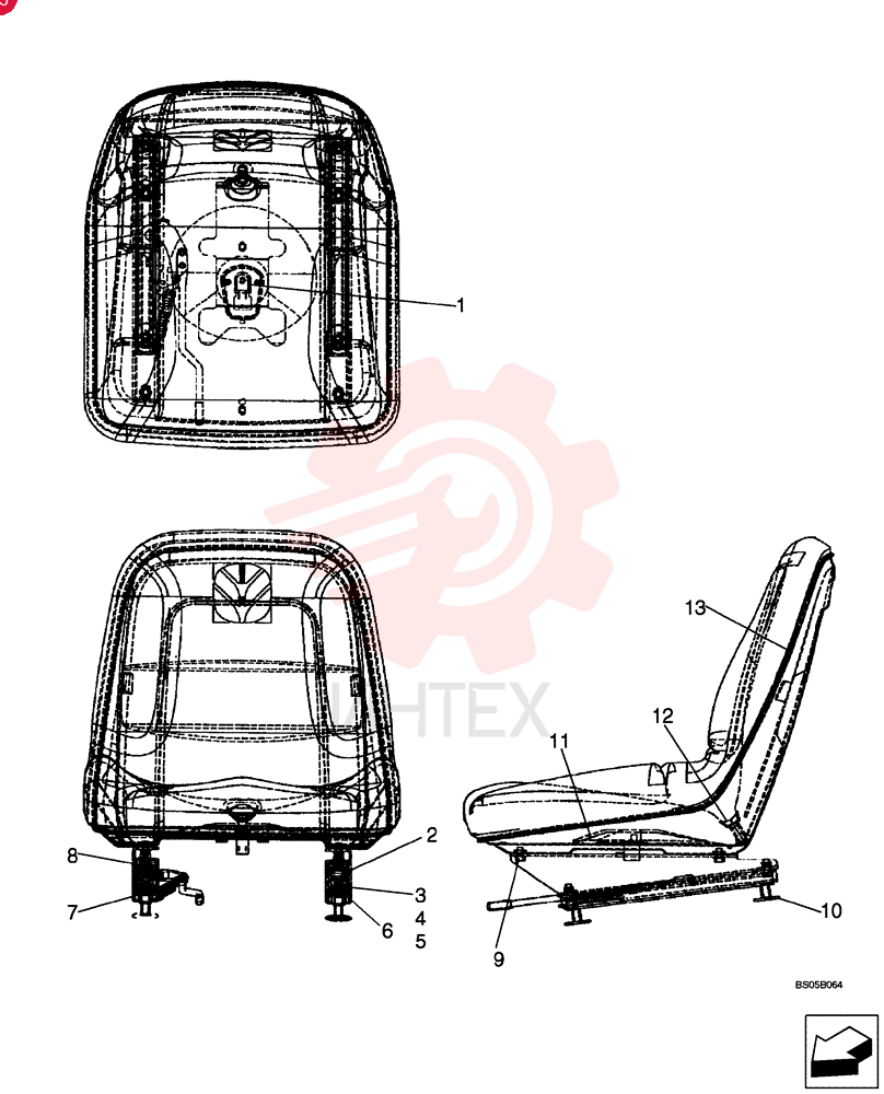 DRIVER SEAT 87019258 (2)