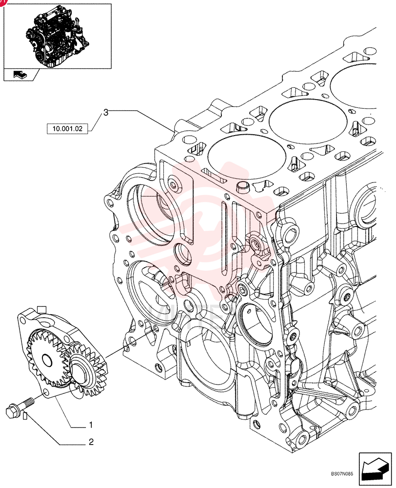ENGINE OIL PUMP 504241684
