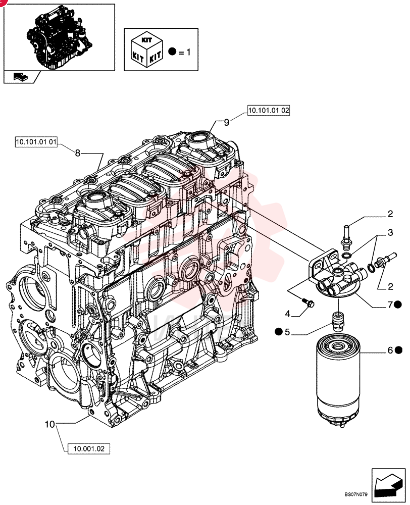 FUEL FILTER 504182845