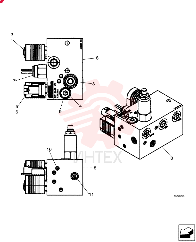 HYDRAULIC VALVE 87429625
