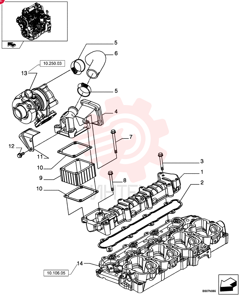 INLET MANIFOLD 504194598