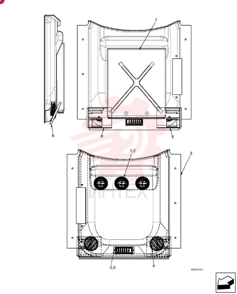 METAL LINER 87593952