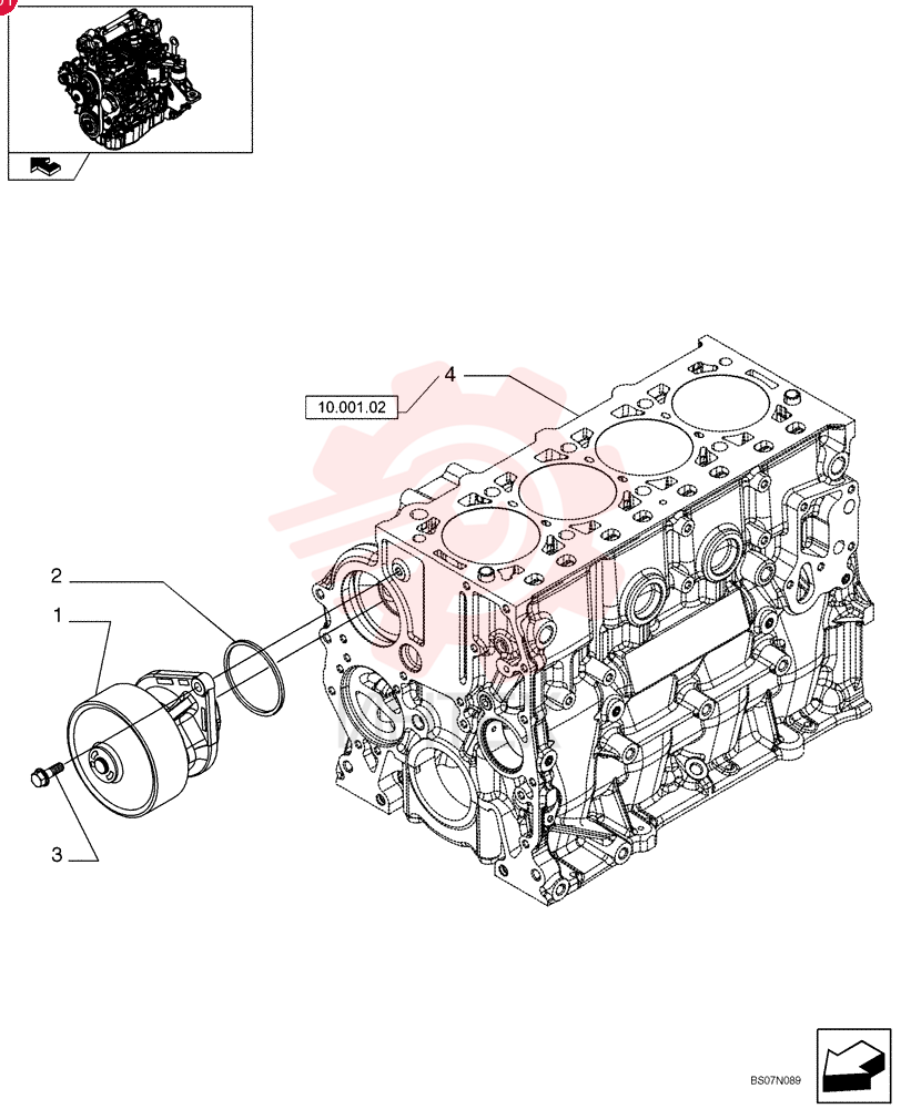 WATER PUMP 504216828
