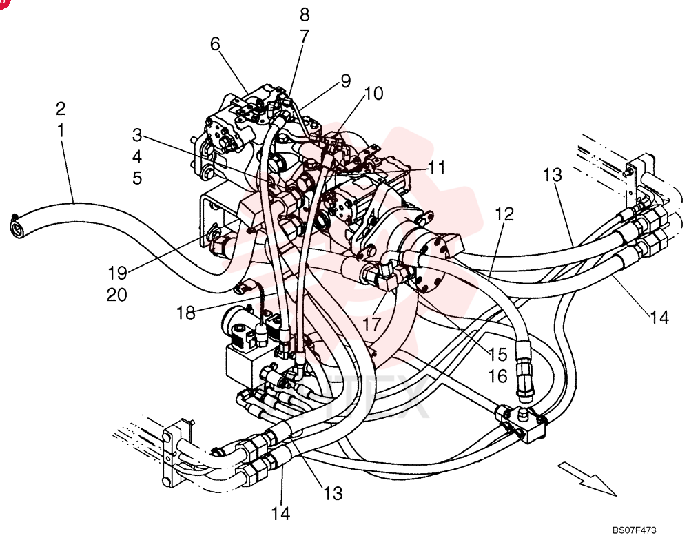 HOSE CLAMP,20.6mm - 44.4mm, Worm Gear