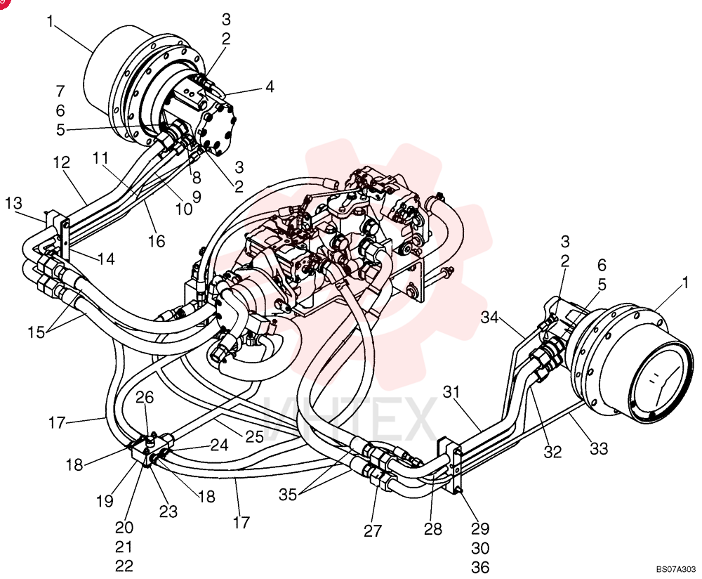HYDRAULIC MOTOR 87447234 (1)