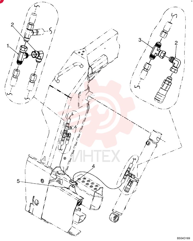 TEE,3/4" - 16 JIC x 3/4" - 16 JIC x 3/4" - 16 JIC