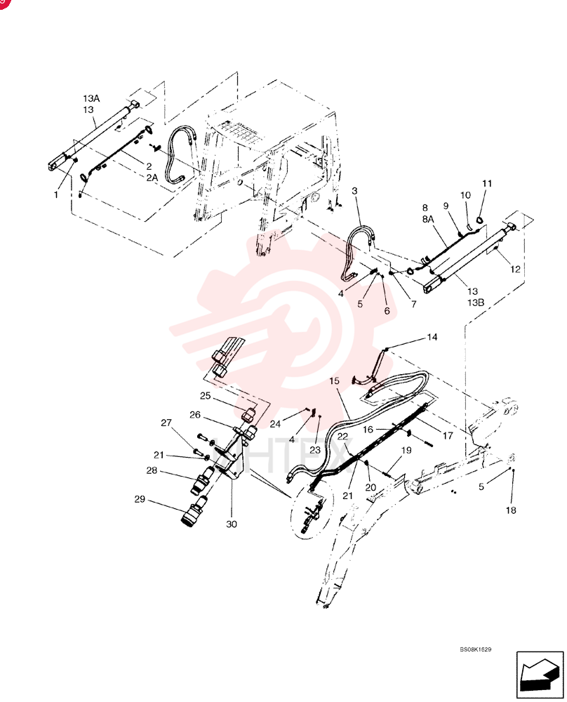 90 ELBOW,3/4" - 16 JIC x 3/4" - 16 ORB