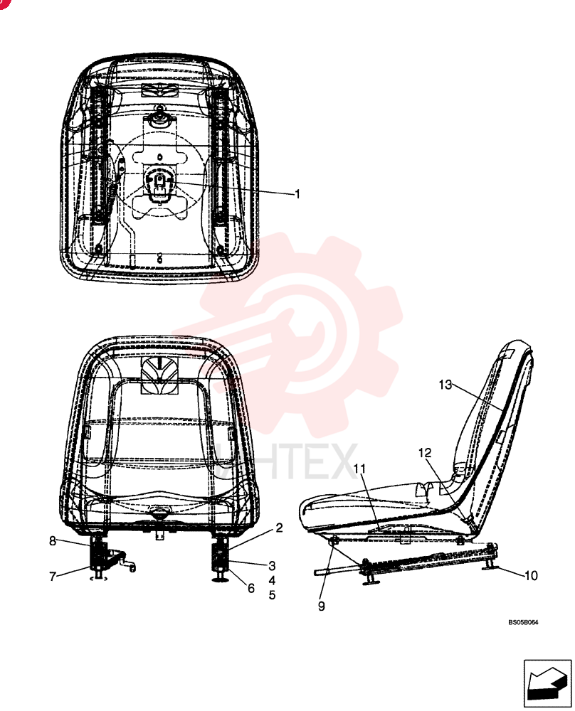 DRIVER SEAT 87019258