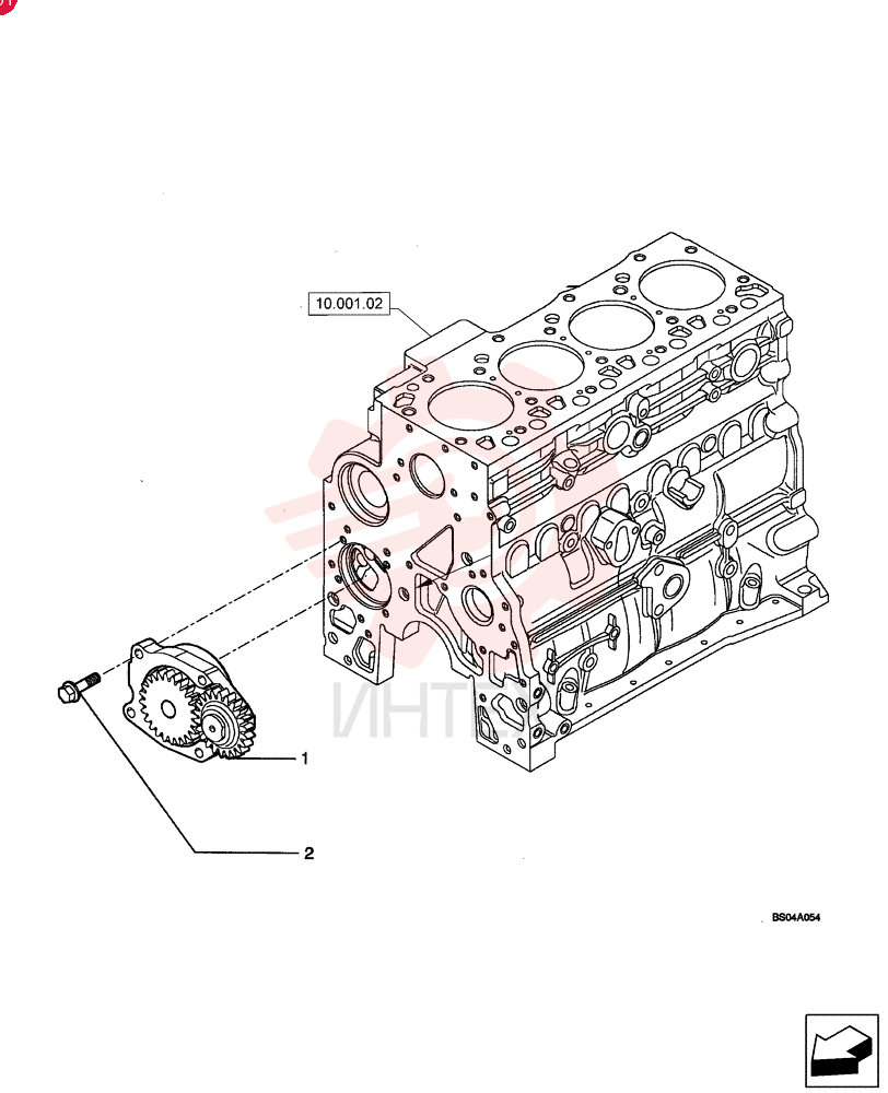 ENGINE OIL PUMP 4897480