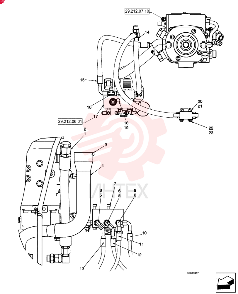 HOSE ASSY. 87462103