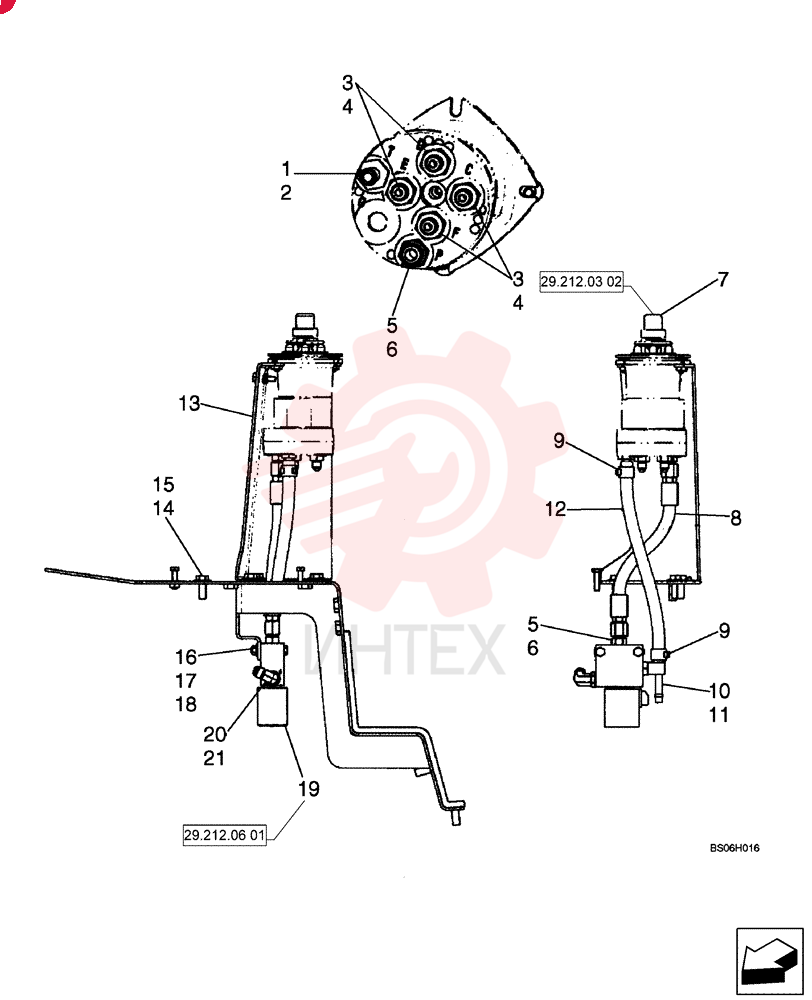 HYD CONNECTOR,3/8" Barb x 9/16"-18 x 2 3/16" L