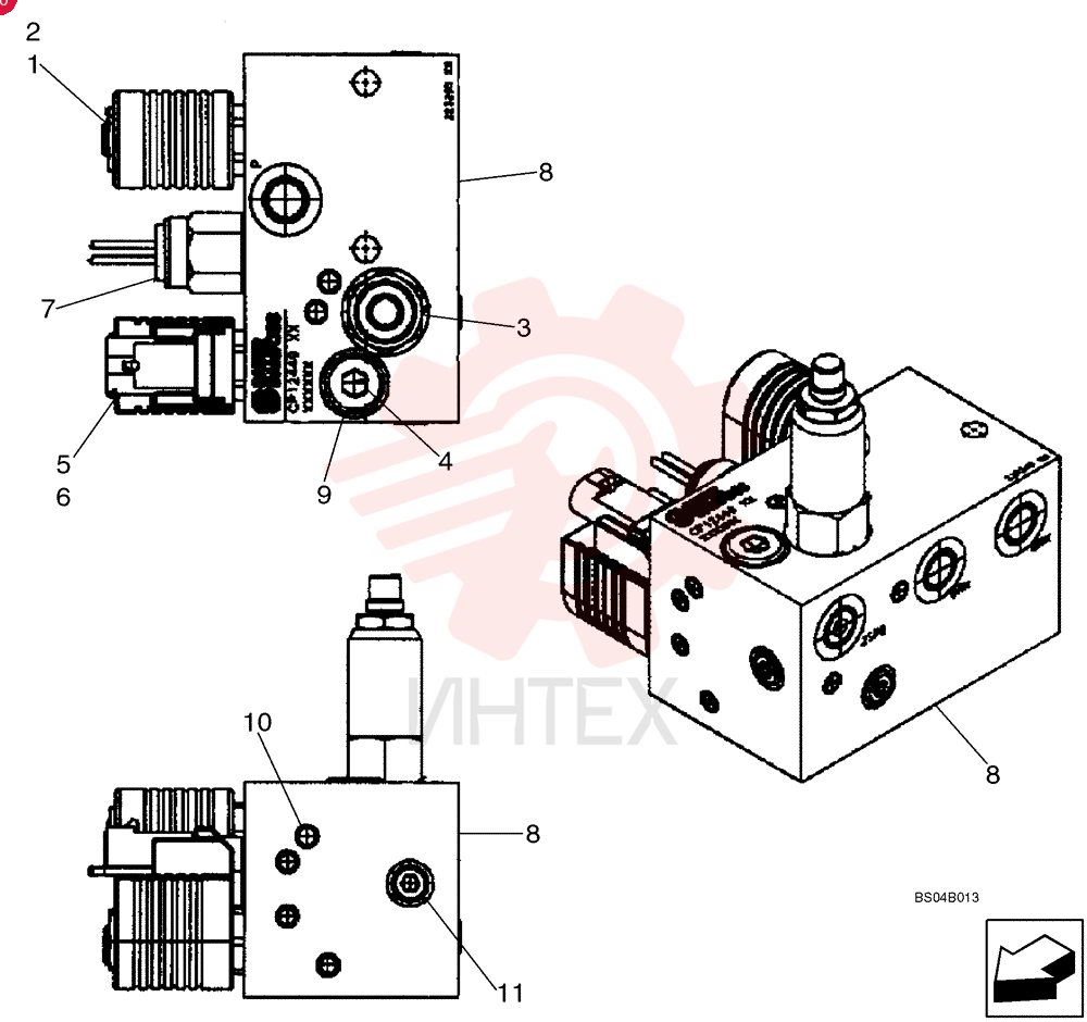 HYDRAULIC VALVE 87429625 (2)