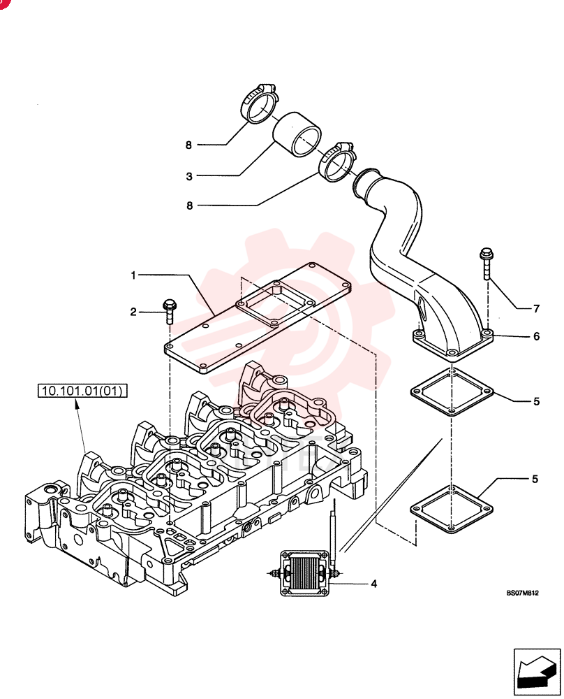 INLET MANIFOLD 2856462