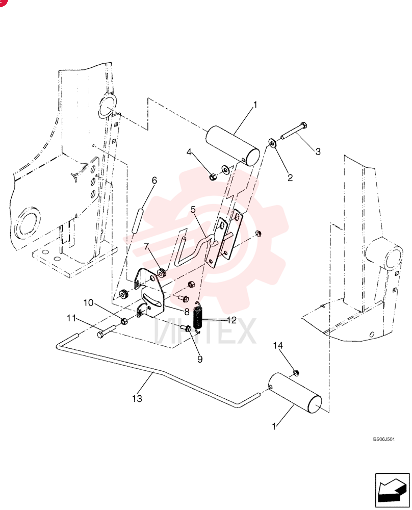 PIN,50.8mm OD x 148mm L