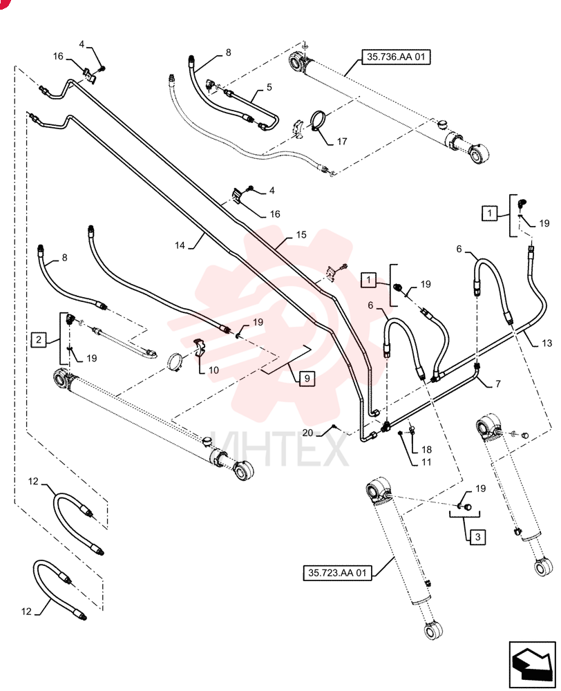 ELBOW,90 Degree, 9/16" - 18 JIC x 3/4" - 16 ORB