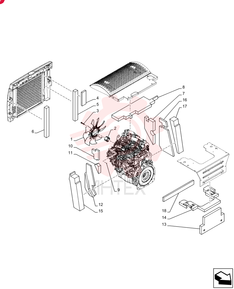 FAN,9 Blades, 480mm OD 47488899