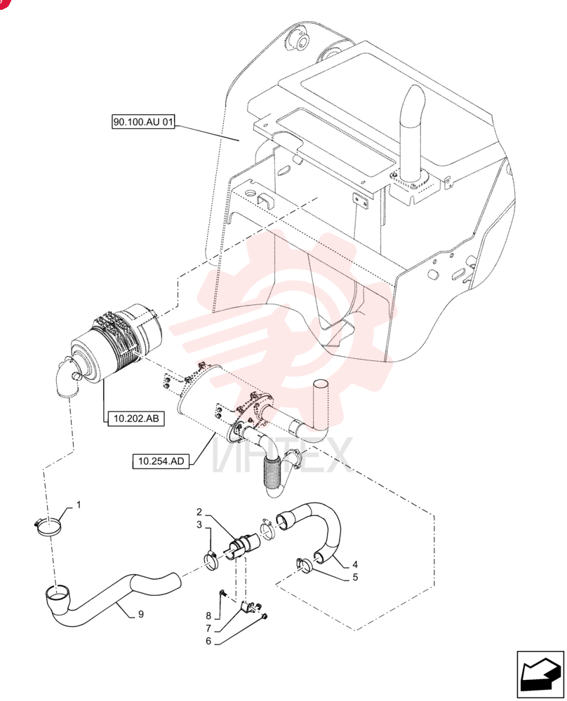 HOSE CLAMP,84.1mm - 107.9mm, Worm Gear