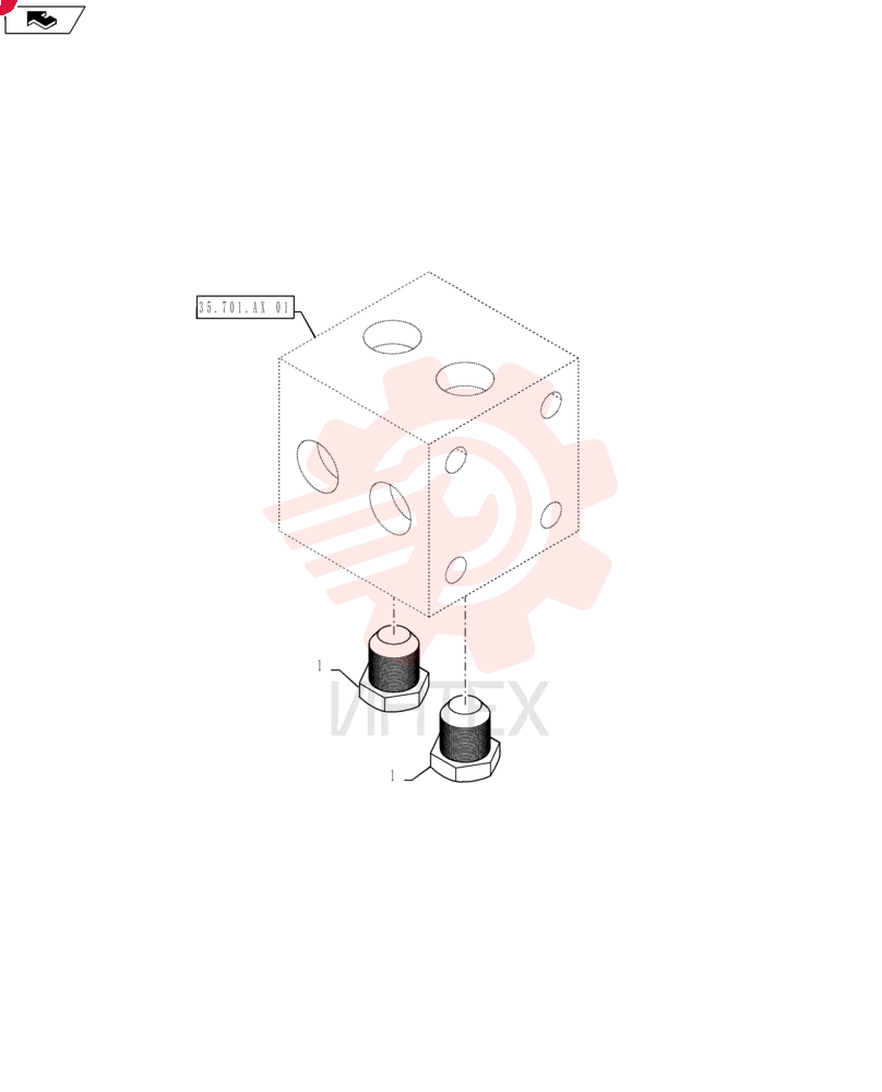 PLUG,3/4" - 16 JIC