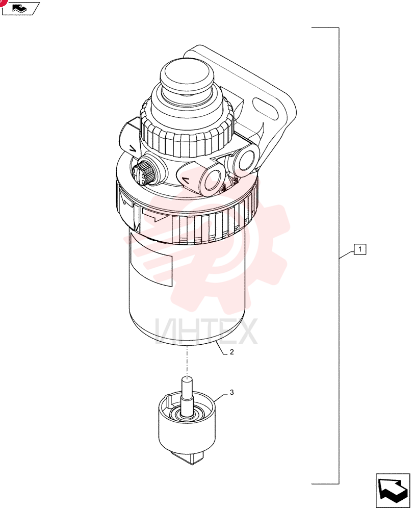 FUEL FILTER 47542915