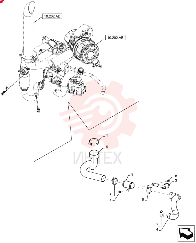 HOSE CLAMP,84.1mm - 107.9mm, Worm Gear