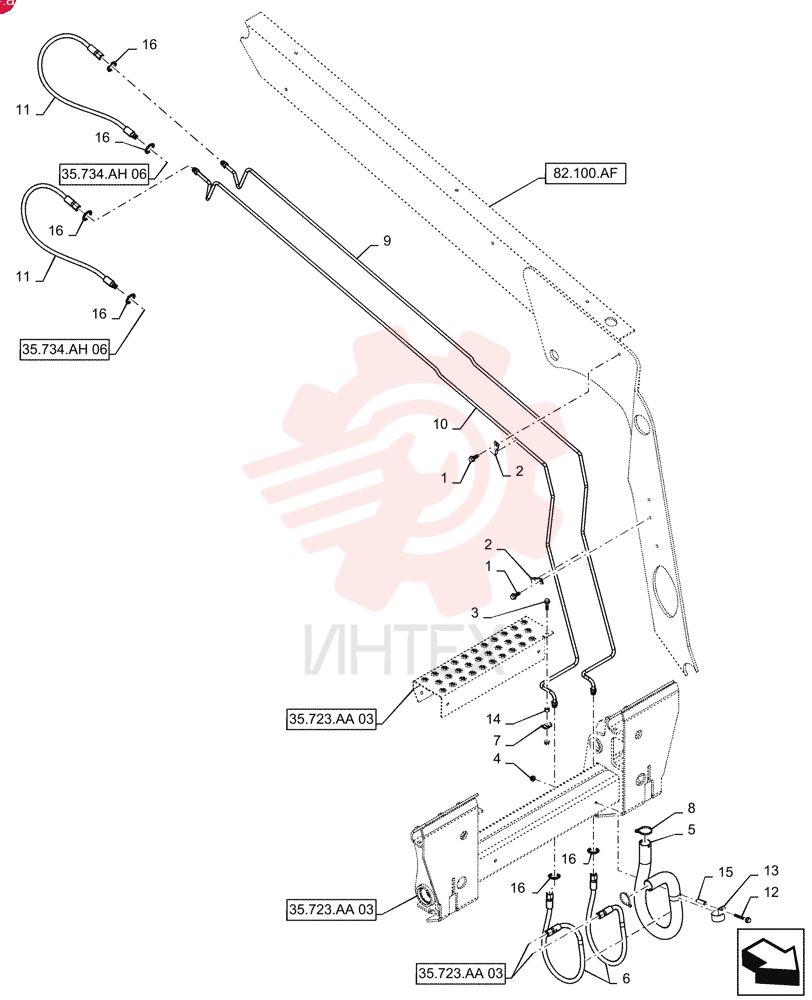 SELF-TAP SCREW,HWH, 3/8"-16 x 1" 280476 (3)