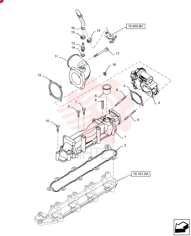 INLET MANIFOLD 5801459439