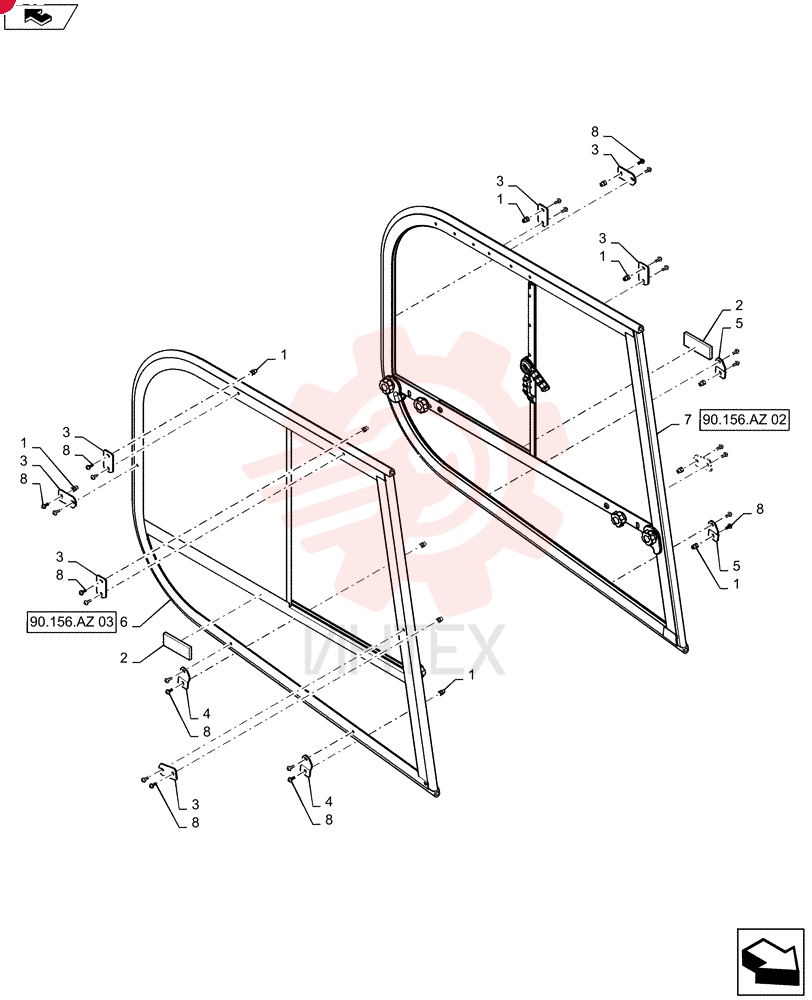 RIVET,Flat Flg Head, 12.7mm OD x 17.4mm L 84272827 (3)