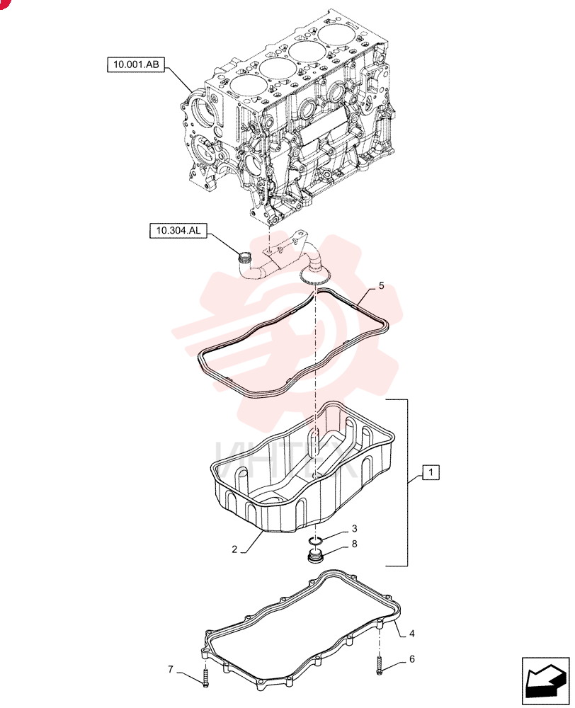 ENGINE OIL PAN