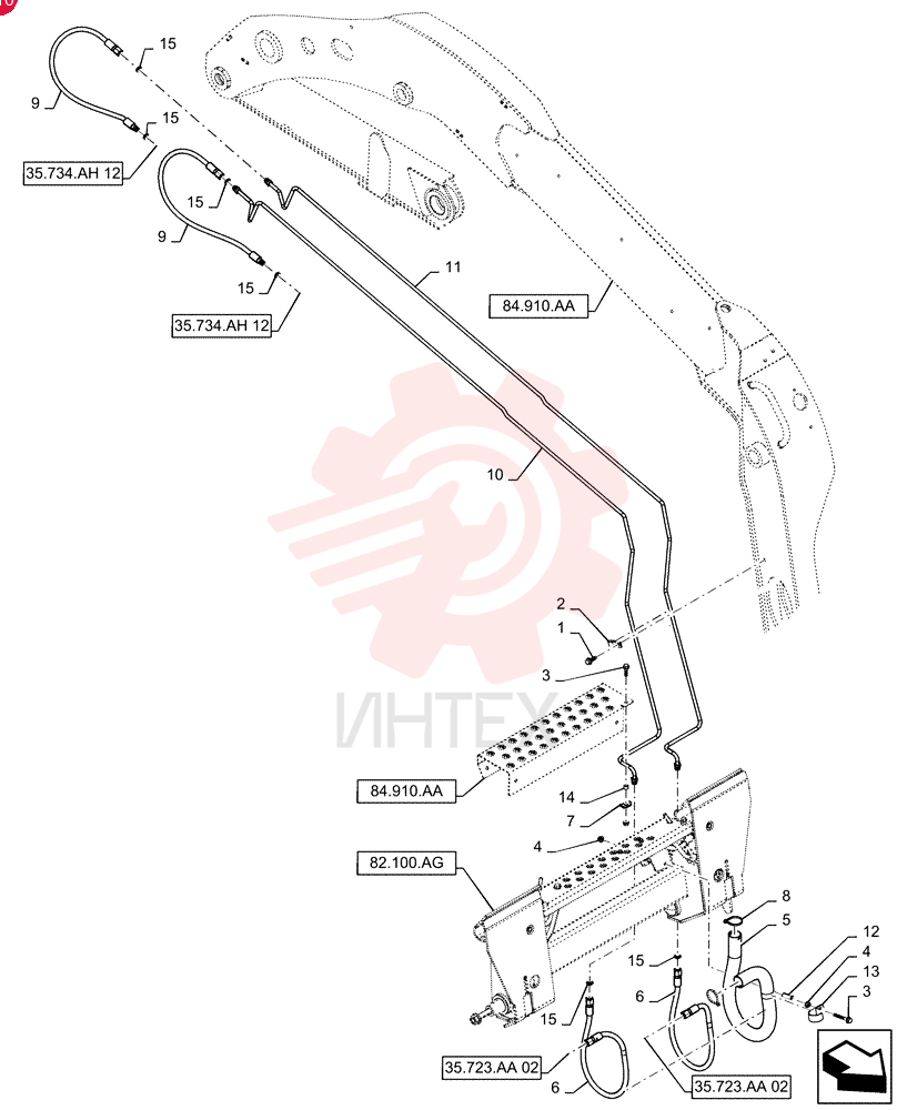 SELF-TAP SCREW,HWH, 3/8"-16 x 1"