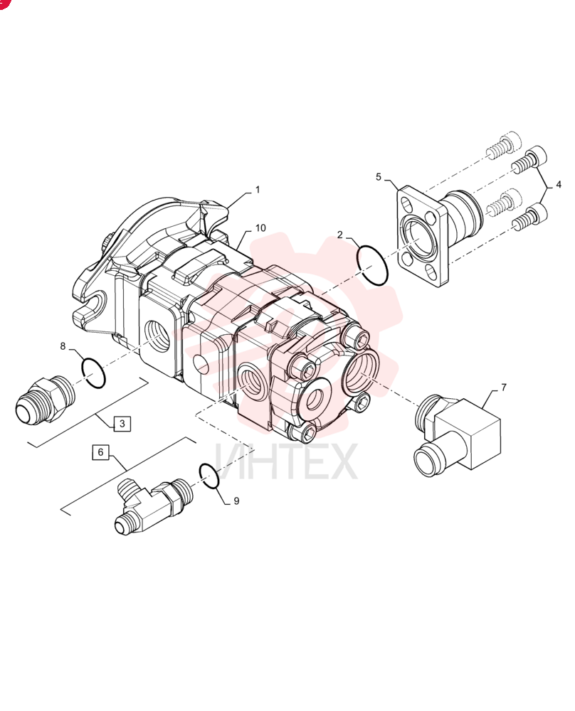 HYDROSTATIC PUMP,34.1 CC