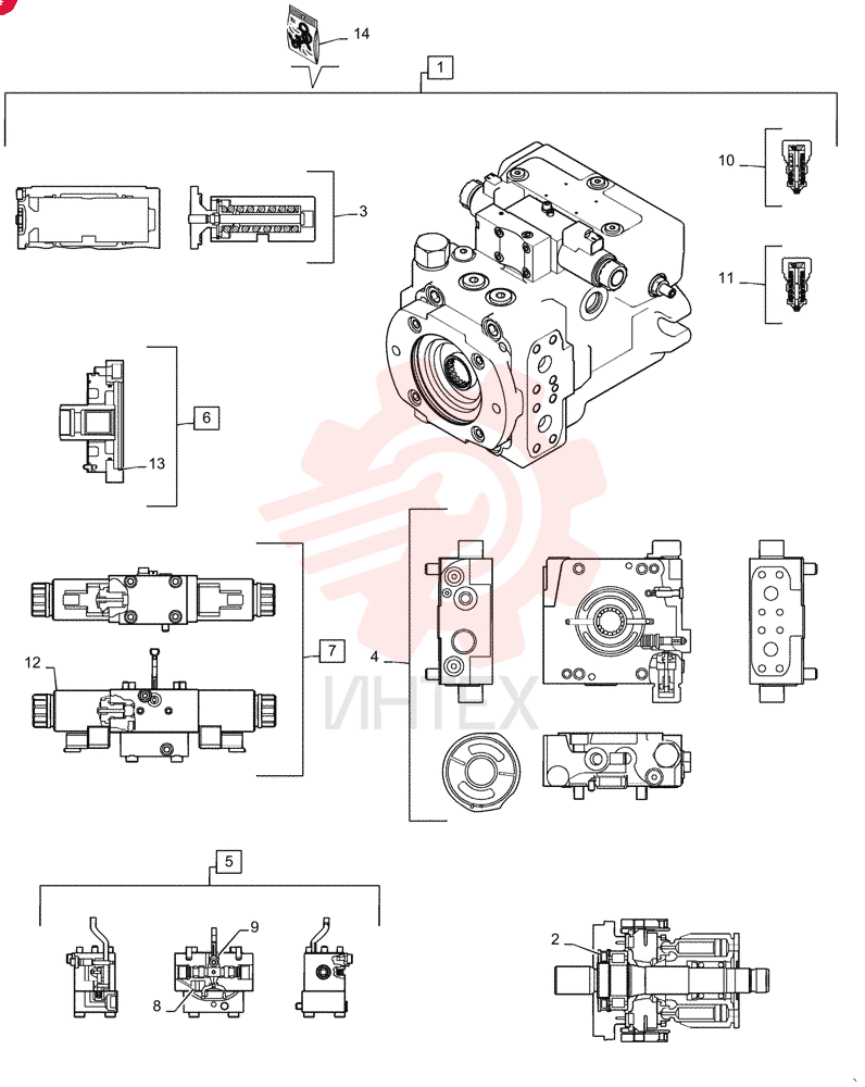 HYDRAULIC PUMP,63 CC