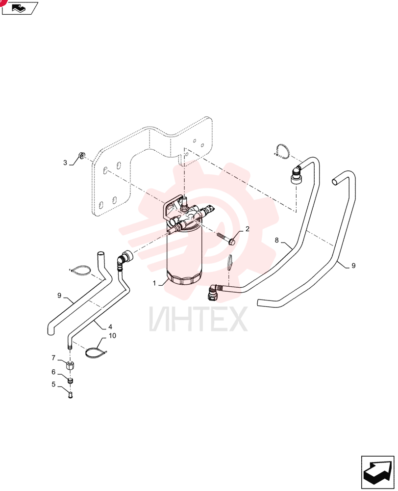 FUEL FILTER 84525901