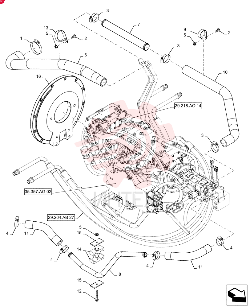 HOSE CLAMP,2.06" - 3", Worm