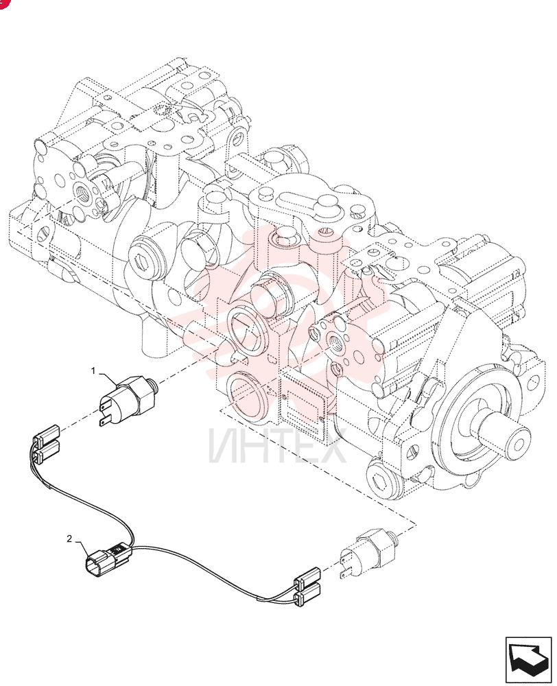 PRESSURE SWITCH 84155716