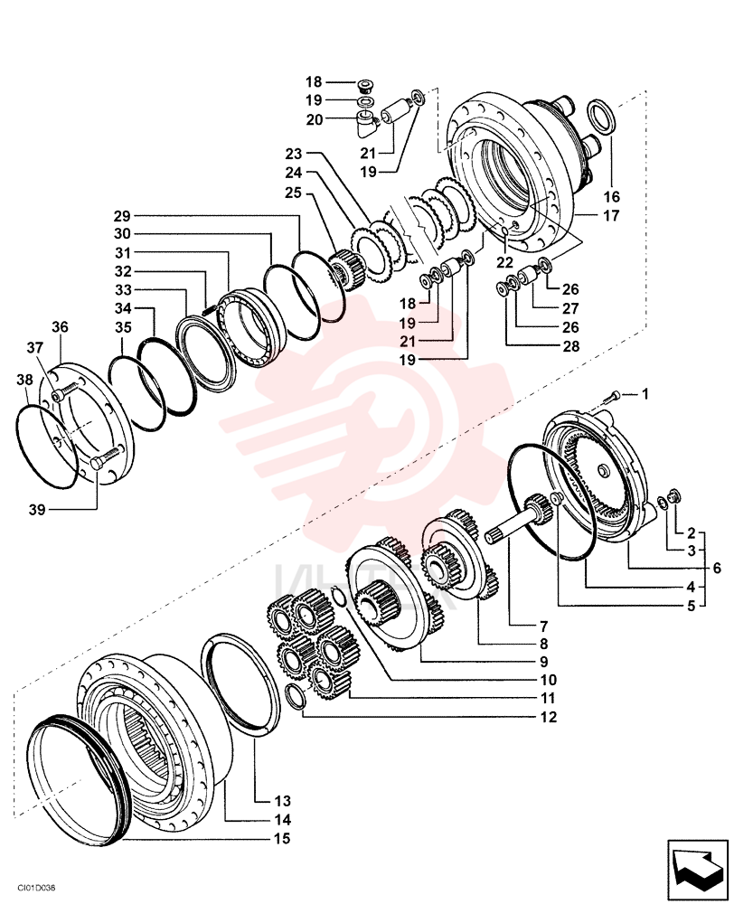 GEAR REDUCTION UNIT