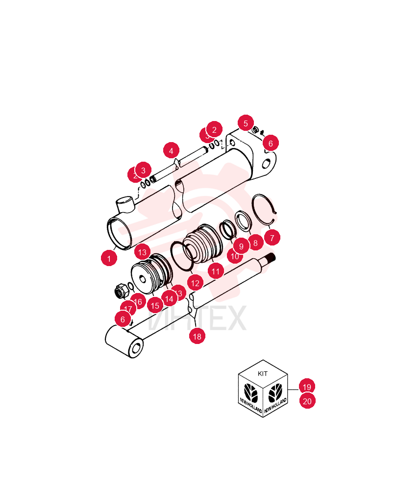 HYDRAULIC CYLINDER 272151