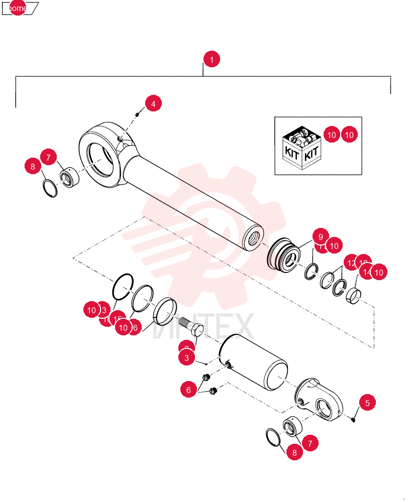 HYDRAULIC CYLINDER 84390531