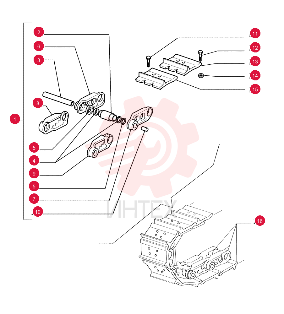 TRACK ASSY 76089386 (2)