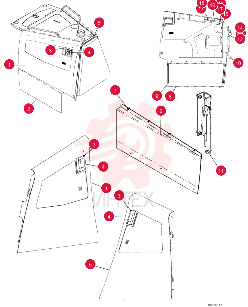 DOOR ASSY. 87725836